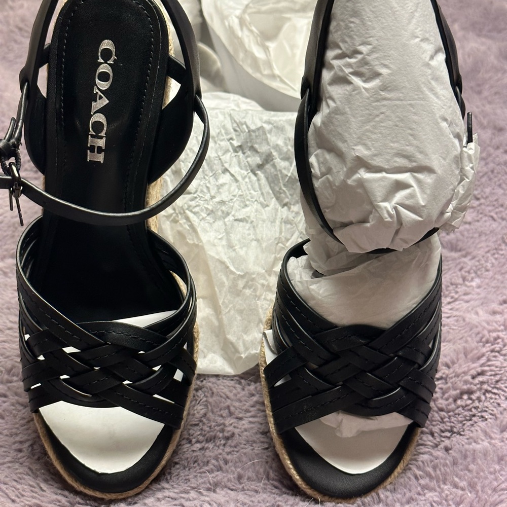 Coach Wedge Sandals - BNIB - Picture 8 of 8